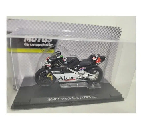 Moto Colección Escala Gp Honda Nsr500 Alex Barros 2001 1/24