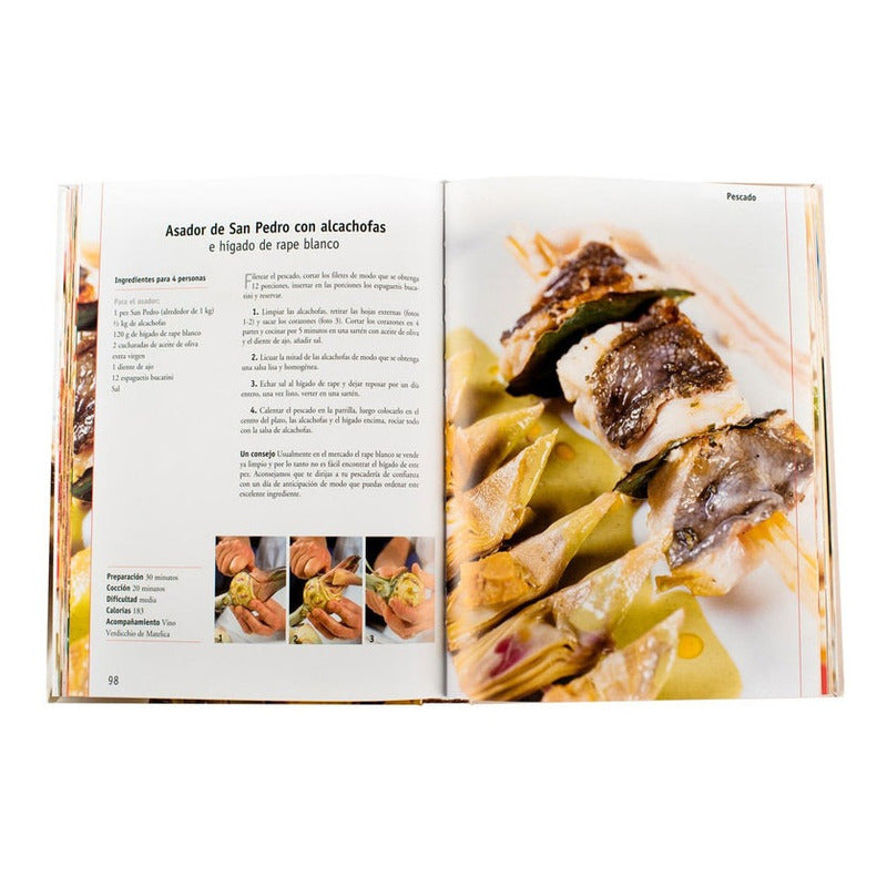 Parrilla Recetas Carne, Pescado, Quesos Y Verduras / Lexus