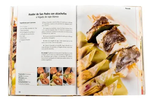 Parrilla Recetas Carne, Pescado, Quesos Y Verduras / Lexus