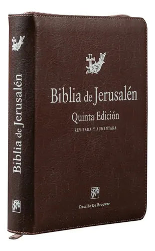 Biblia De Jerusalén Manual 5 Ed Con Funda Y Cierre / Desclee