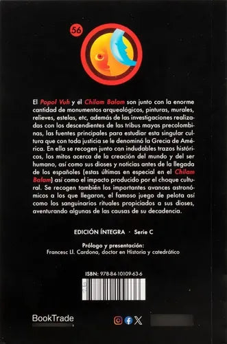 Popol Vuh & Chilam Balam / Anónimo