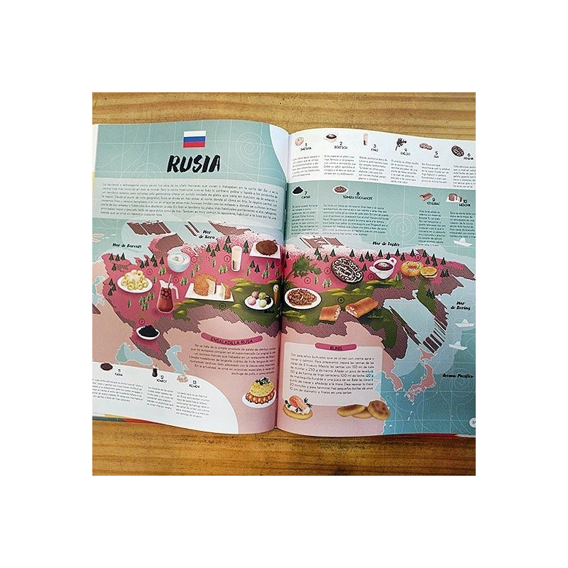 Atlas De La Cocina (tapa Dura) / Vv Kids