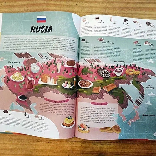 Atlas De La Cocina (tapa Dura) / Vv Kids