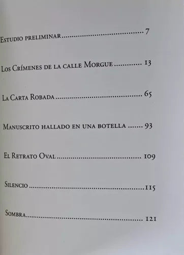Los Crímenes De La Calle Morgue Y Otros Relatos / E.a. Poe