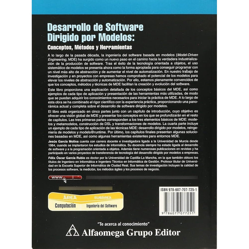 Desarrollo De Software Dirigido Por Modelos / Jesus García