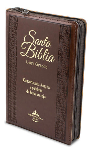 Santa Biblia Reina Valera Letra Grande Cierre Concordancia