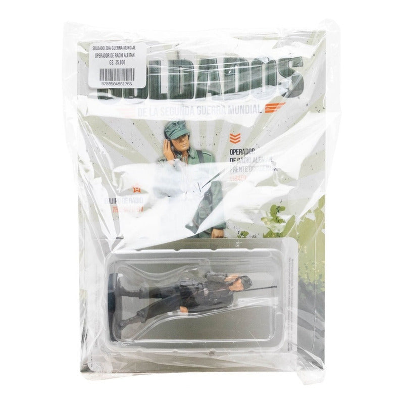 Soldado Esc Operador Radio Alemán Frente Ocidental 1940 6 Cm