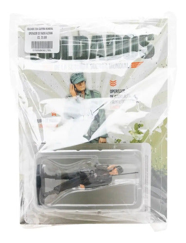 Soldado Esc Operador Radio Alemán Frente Ocidental 1940 6 Cm