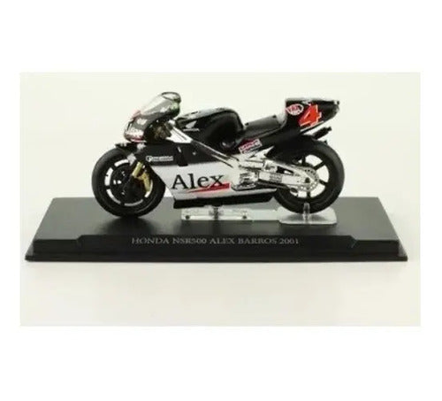 Moto Colección Escala Gp Honda Nsr500 Alex Barros 2001 1/24