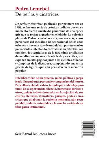 De Perlas Y Cicatrices / Pedro Lemebel