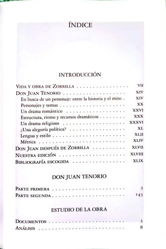 Don Juan Tenorio / Jose Zorrilla
