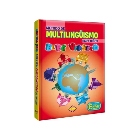 Método De Multilingüismo Para Niños Bebé Viajero Con 6 Dvd