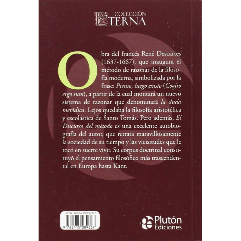 El Discurso Del Metodo / Rene Descartes