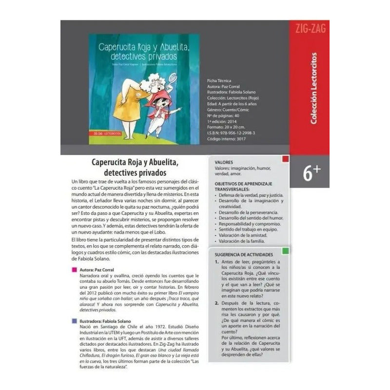 Caperucita Roja Y Abuelita Detectives Privados / Paz Corral