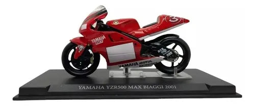 Moto Colección Escala Gp Yamaha Yzr500 Max Biaggi 2001 1/24