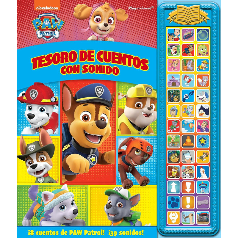 Paw Patrol Tesoro De Cuentos Con Sonidos (tapa Dura)