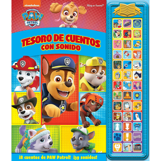 Paw Patrol Tesoro De Cuentos Con Sonidos (tapa Dura)