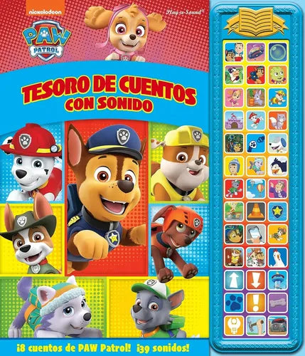 Paw Patrol Tesoro De Cuentos Con Sonidos (tapa Dura)