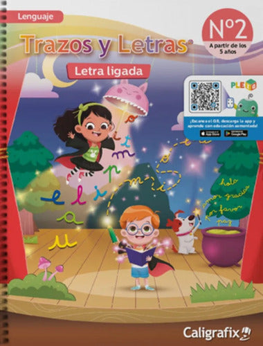 Trazos Y Letras N°2 Letra Ligada Pleiq / Caligrafix