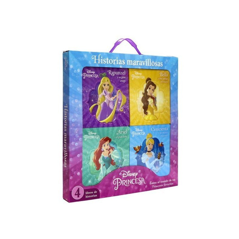 Disney Princesas Historias Maravillosas 4 Libros / Lexus