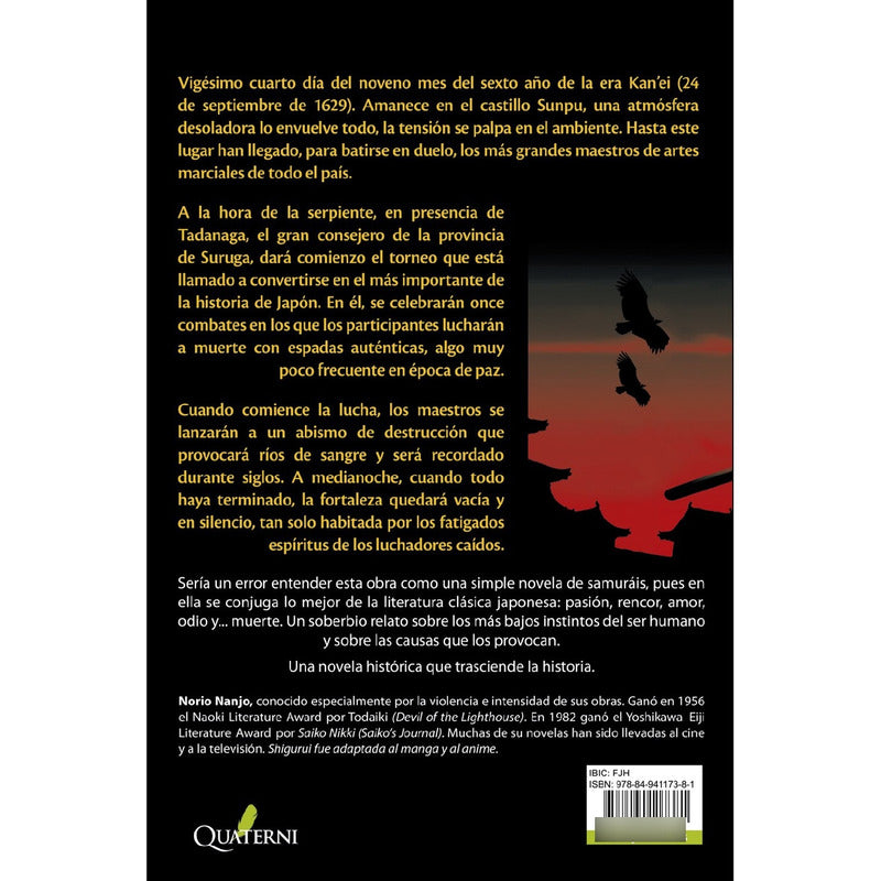 Shigurui El Torneo Del Castillo Sunpu / Nanjó