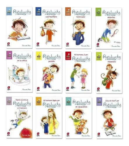 Pack Papelucho Coleccion Completa Ilustrado (12 Tomos) / Paz