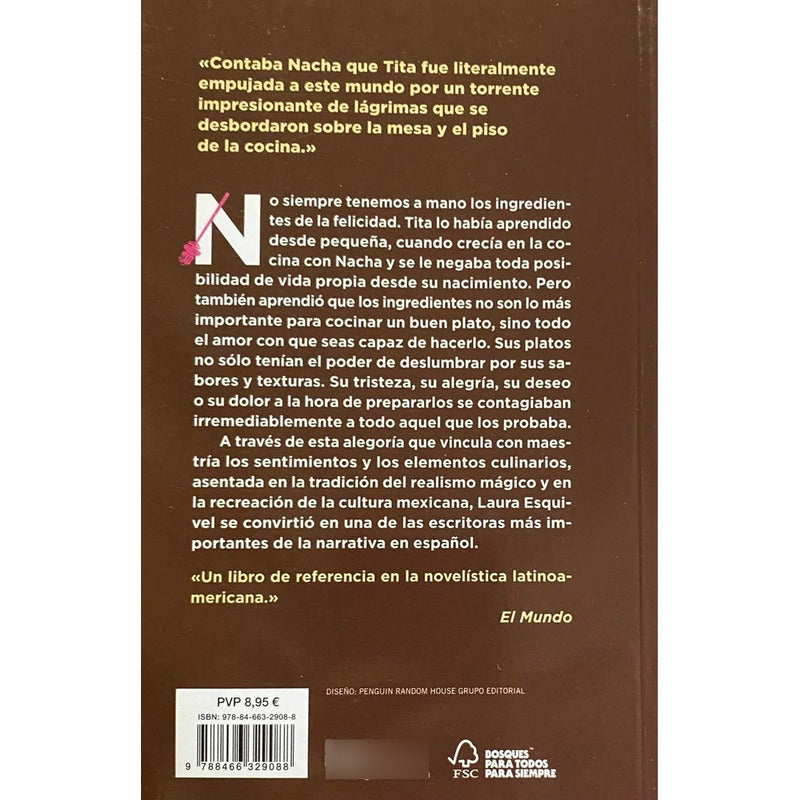 Como Agua Para Chocolate / Laura Esquivel