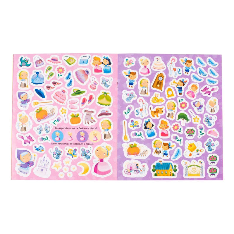 Cuentos De Hadas Stickers Actividades 4 Libritos / Lexus