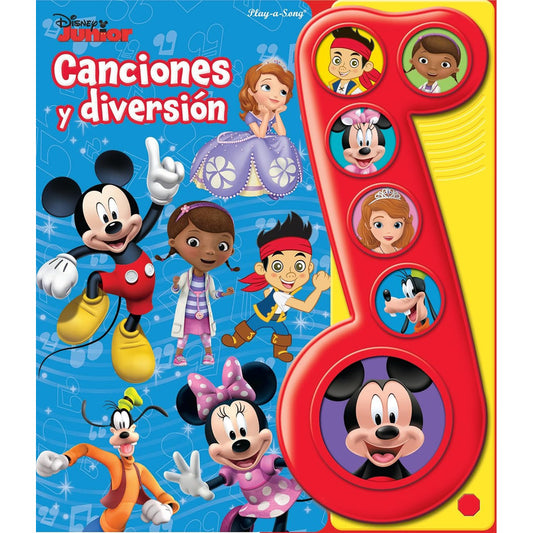 Canciones Y Diversión (tapa Dura Con Sonidos) / Disney Jr.