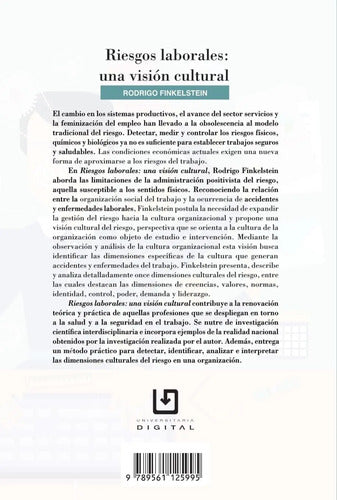 Riesgos Laborales Una Vision Cultural / Rodrigo Finkelstein
