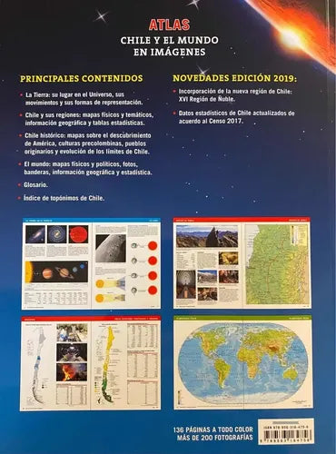 Atlas Chile Y El Mundo En Imágenes Ed. Actualizada / Origo