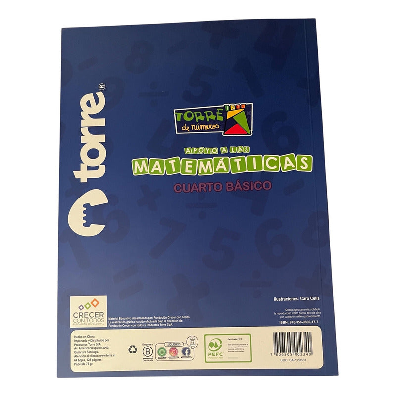 Matematicas Torre De Numeros 4 Basico