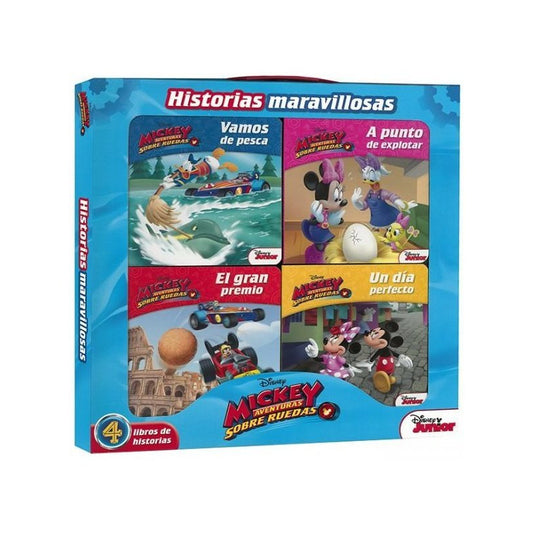 Mickey Aventura Sobre Ruedas Historias Maravillosas 4 Libros