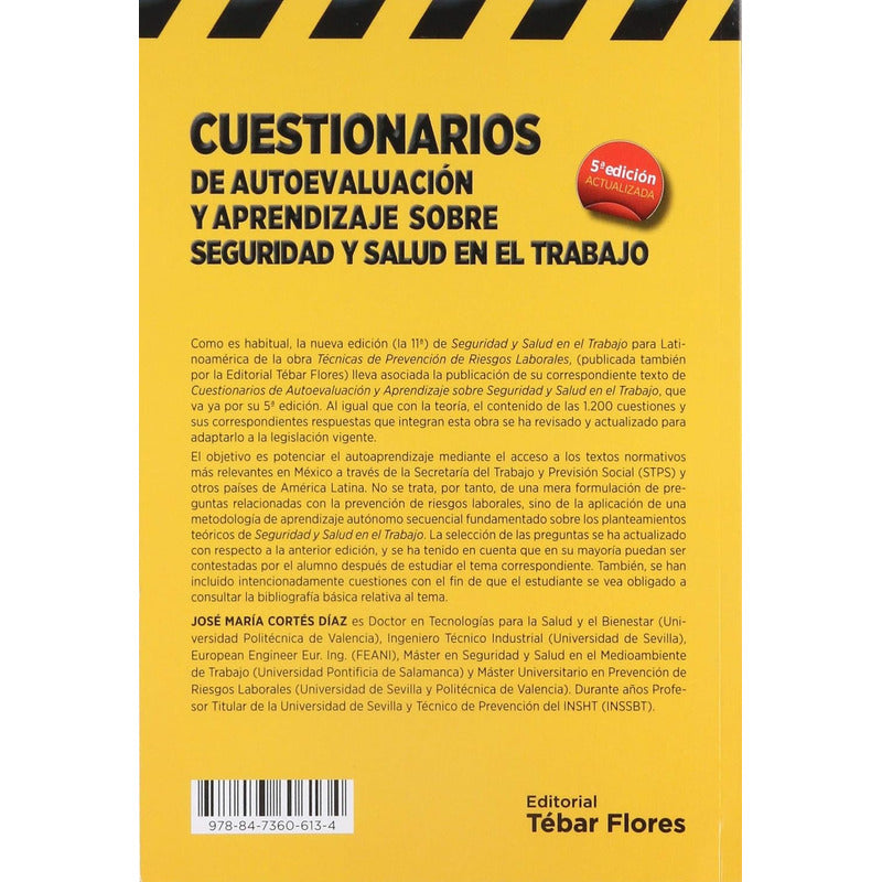 Cuestionarios Autoev. Y Aprendizaje Seguridad En Trabajo