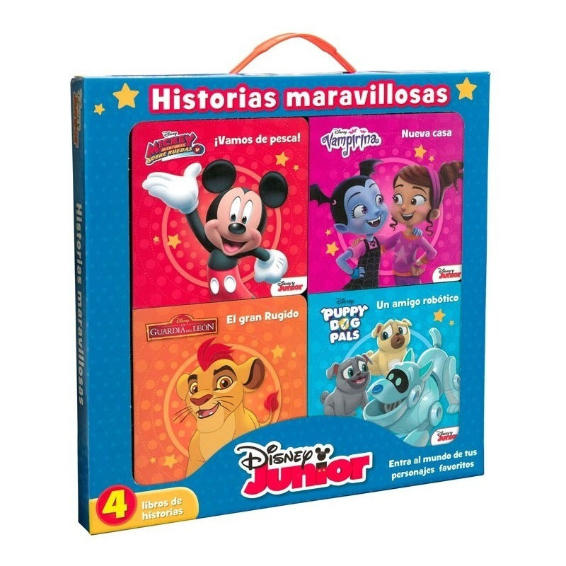 Disney Junior Historias Maravillosas 4 Libros De Historias