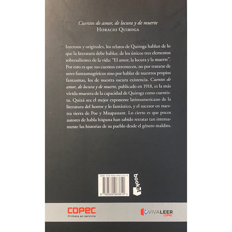Cuentos De Amor De Locura Y De Muerte / Horacio Quiroga