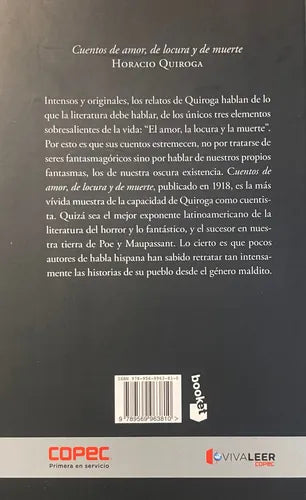 Cuentos De Amor De Locura Y De Muerte / Horacio Quiroga