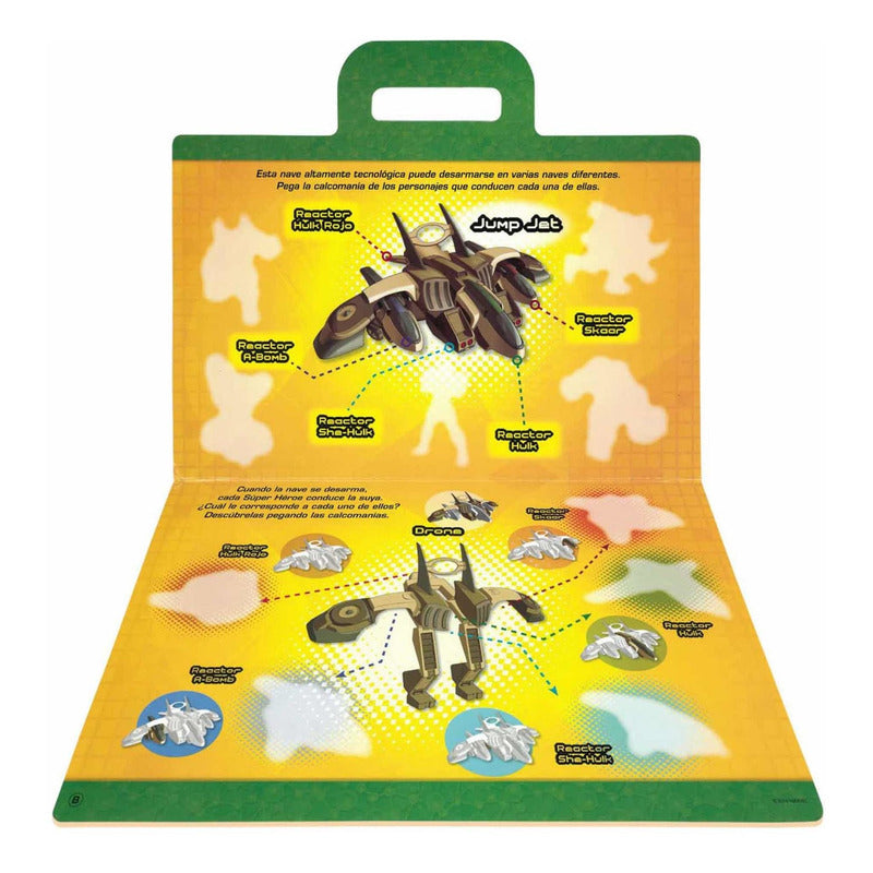 Marvel Hulk Smash Maletín De Actividades Y Stickers / Lexus