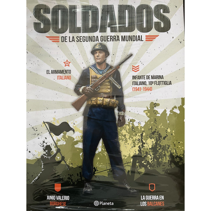 Soldado Esc Infante Marina Italiano 10 Flottiglia 41-44 6 Cm