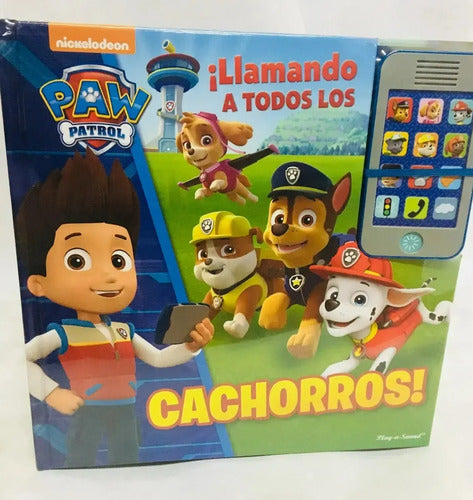 Paw Patrol Llamando A Todos Los Cachorros (incluye Telefono)
