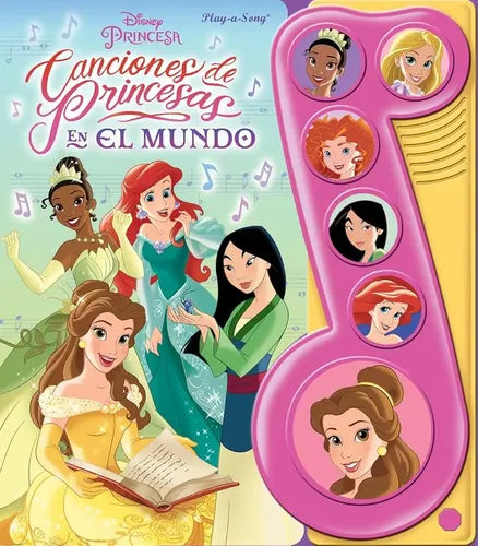 Canciones De Princesas En El Mundo (con Sonidos) / Disney