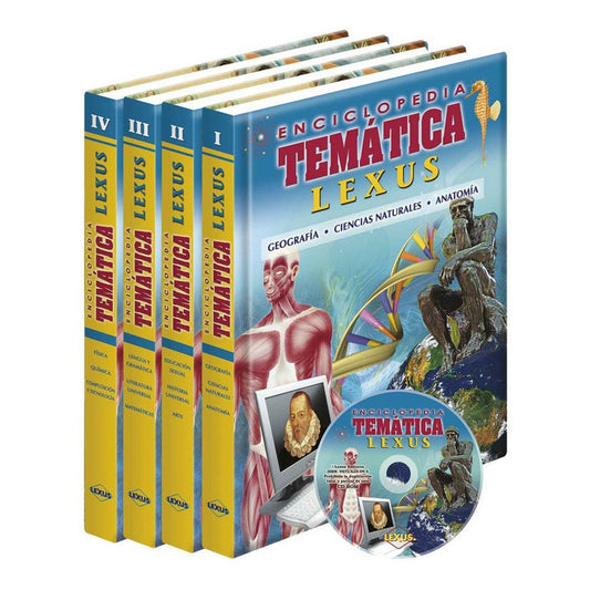 Enciclopedia Temática Lexus 4 Tomos + Cd / Lexus