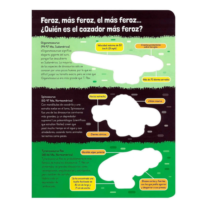 Asombrosos Dinosaurios Feroces (tapa Dura) / Lexus