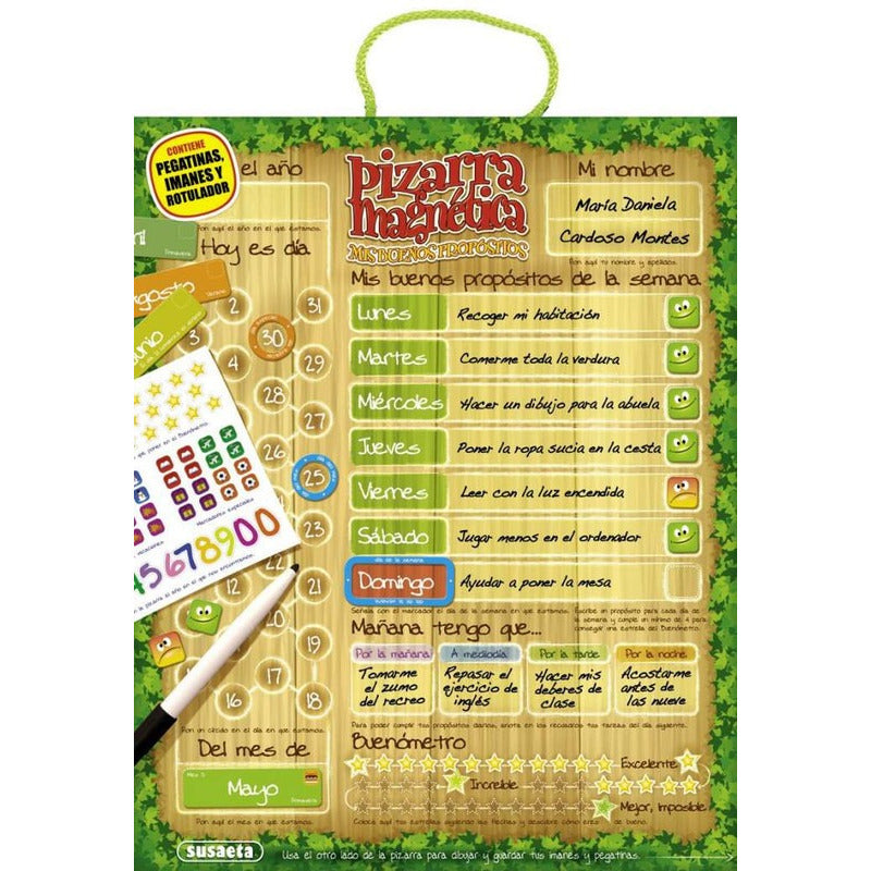 Pizarra Magnetica Mis Buenos Propositos / Susaeta
