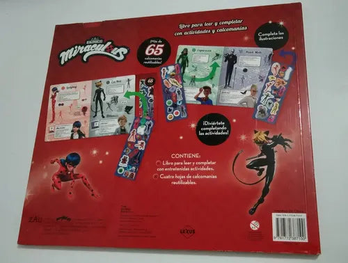 Miraculous: Libro Para Leer Y Completar Con Stickers / Lexus