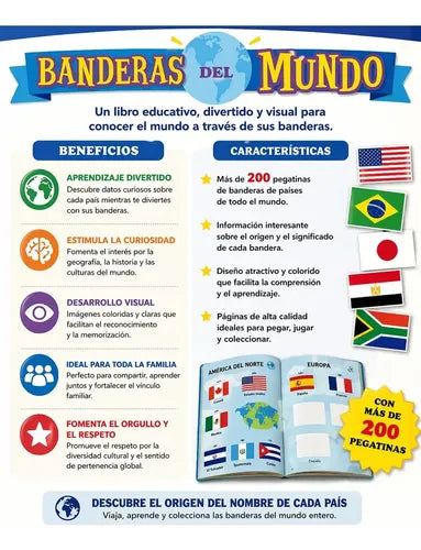 Banderas Del Mundo (con Más De 200 Stickers) / Lexus