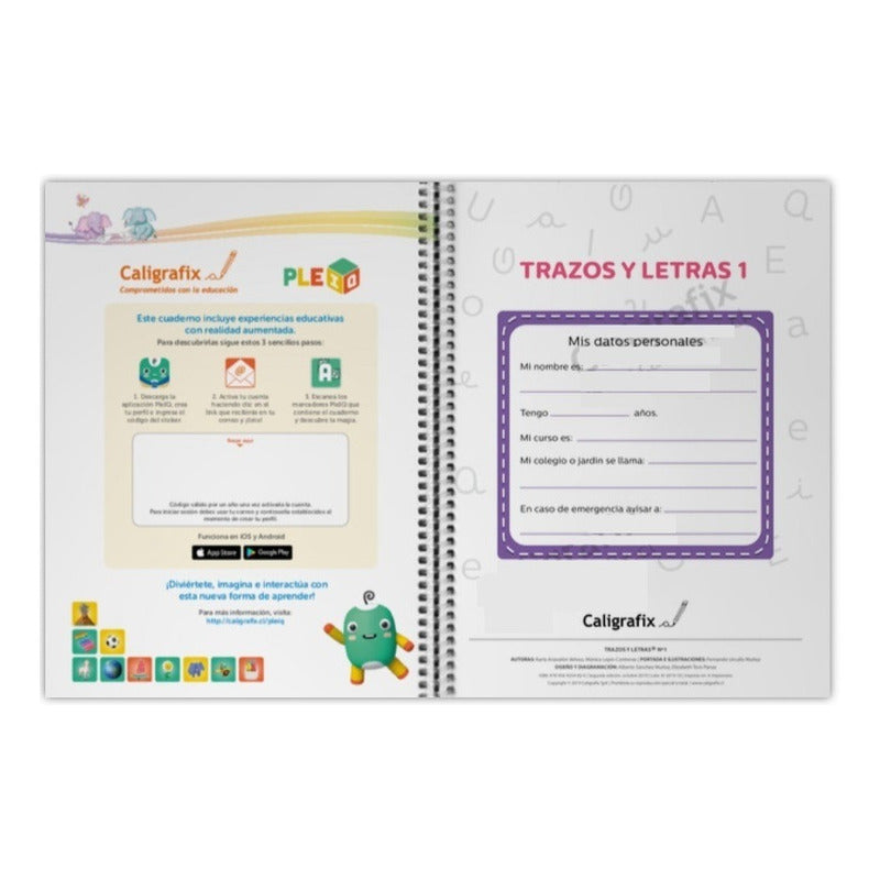 Trazos Y Letras N°1 Pleiq / Caligrafix