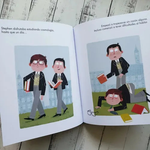 Stephen Hawking (pequeño & Grande) / María Isabel Sánchez