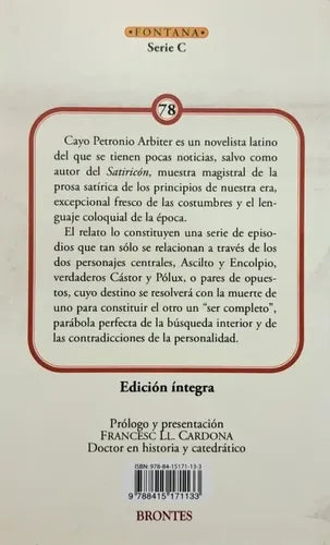 El Satiricón / Petronio