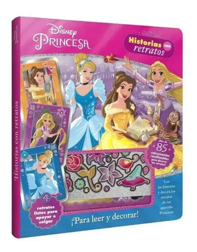 Disney Princesa Historias Con Retratos + Calcomanías / Lexus